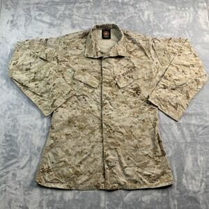 US Marine Corps MCCUU Desert Marpat Blouse Jacket Combat Frog Top USMC Size M